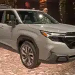 La Subaru Forester Hybrid 2025, uno dei modelli più attesi, arriverà il prossimo anno.